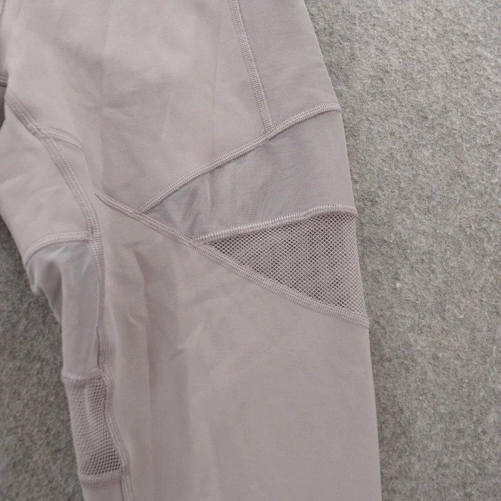 Lululemon Leggings Womens 8 Gray Forget Sweat Active Athleisure Gym Training